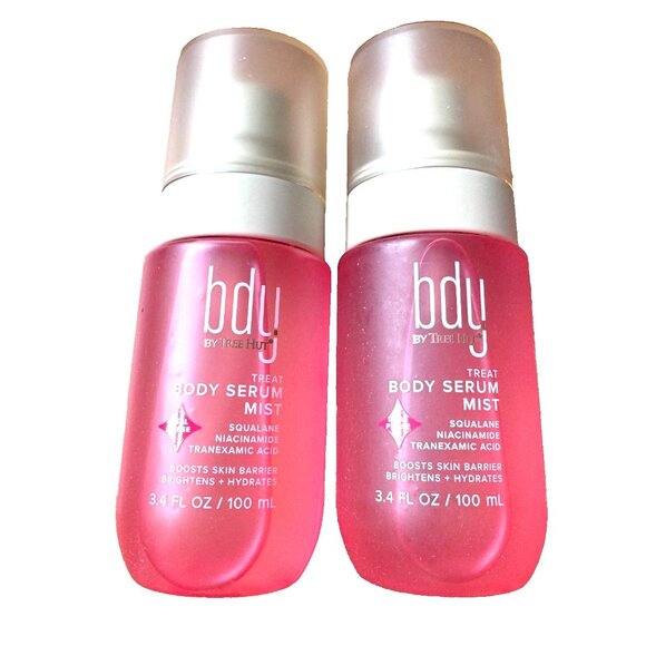 x 2 bdy by Tree Hut Body Serum Mist 3.4 oz each BRIGHTEN HYDRATE - Picture 1 of 5
